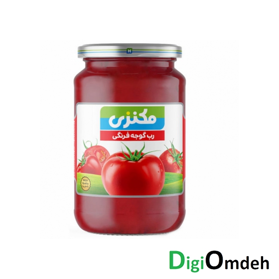 رب گوجه فرنگی شیشه ای مکنزی  700 گرم ( مصرف کننده 45000 ت)